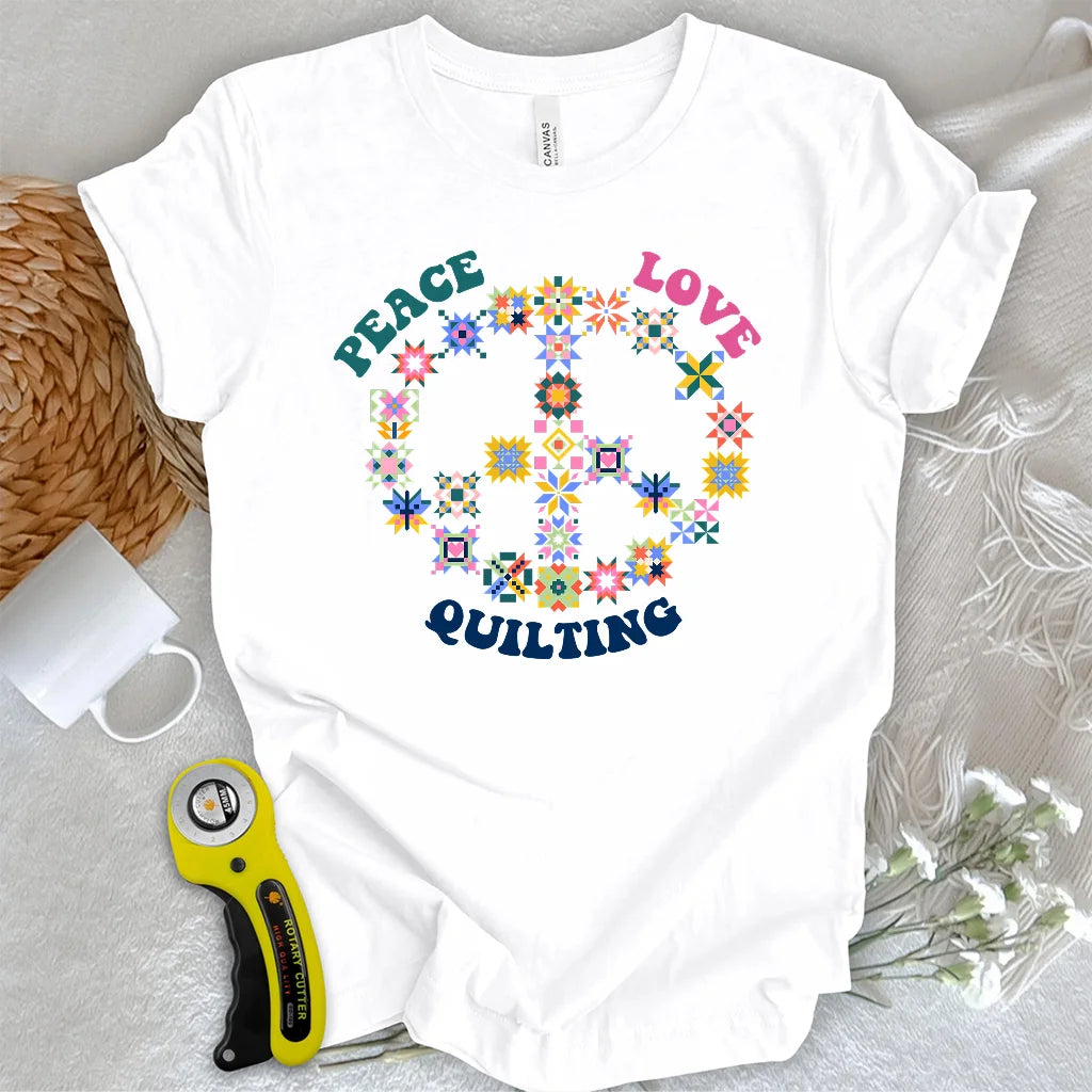Quilting Brings Peace T-Shirt
