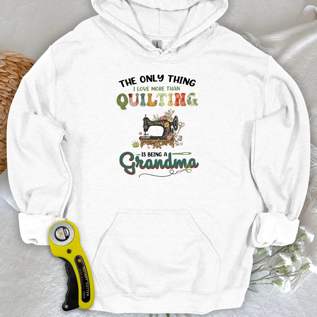 Quilting Comes Second Hoodie