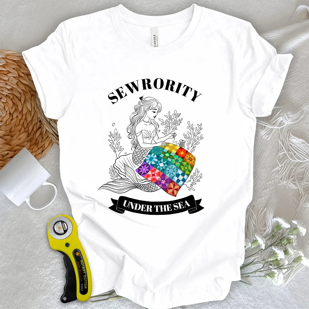 Quilting Mermaid T-shirt