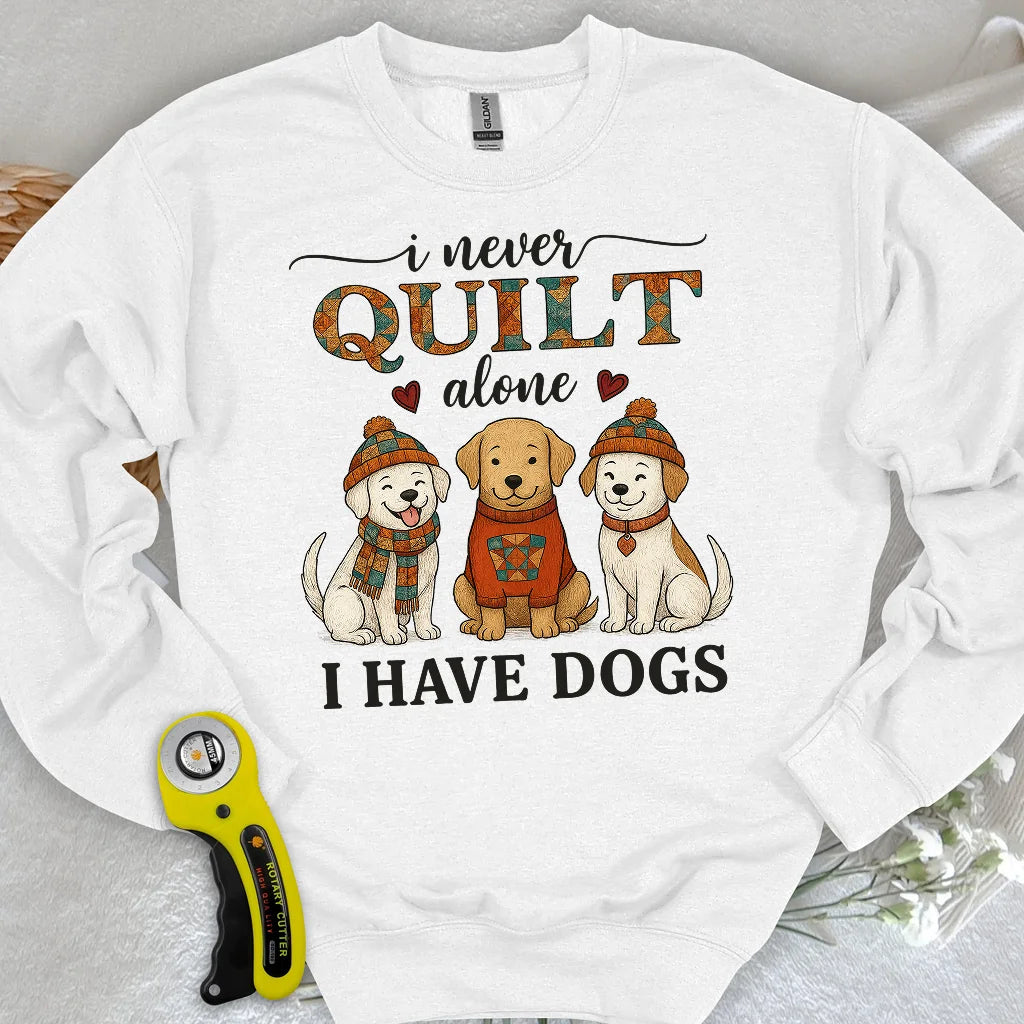 Quilting with Paws Sweatshirt