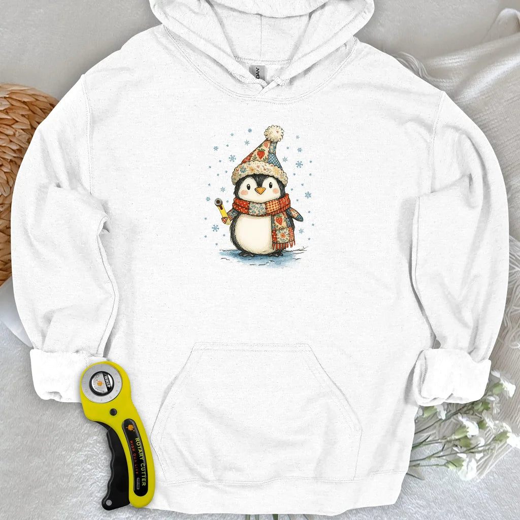 Sweat à capuche Pingouin douillet