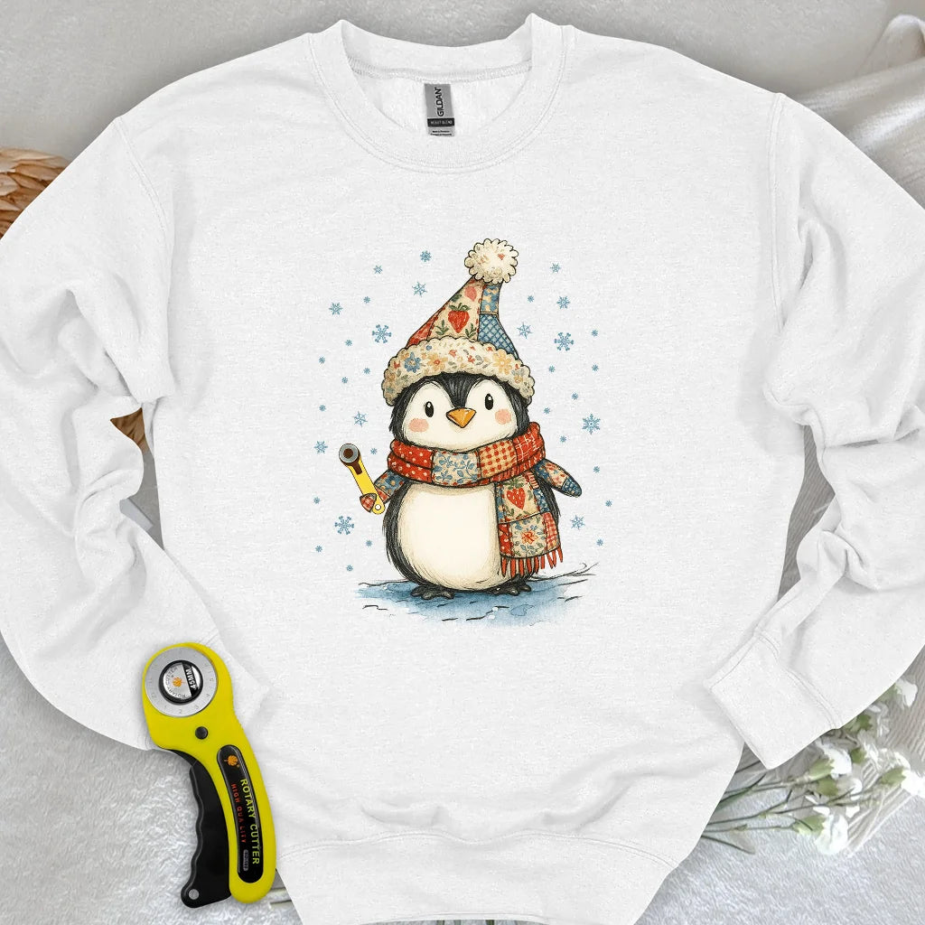 Quilty Little Penguin Sweatshirt