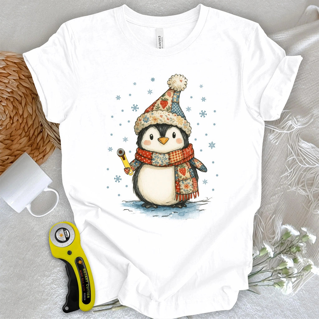 Quilty Little Penguin T-shirt
