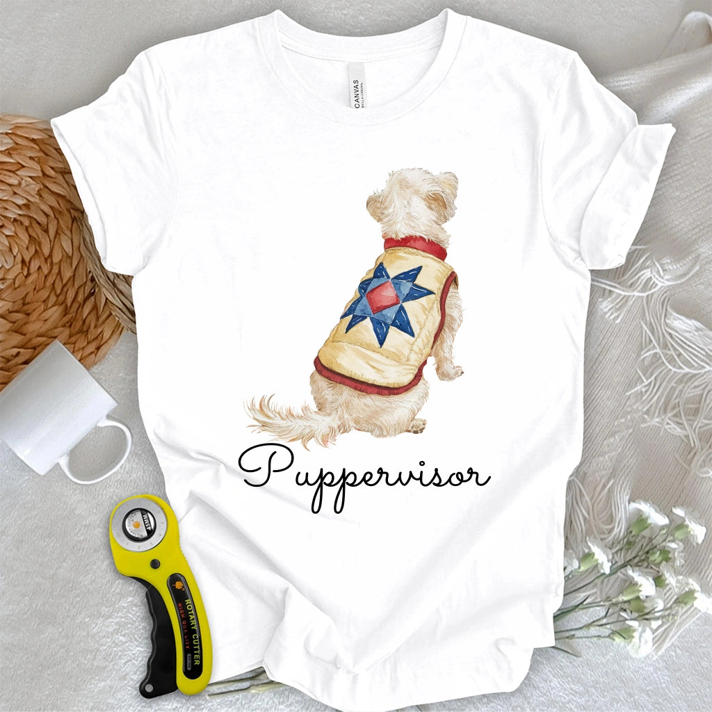 Quilty Pup Star T-shirt