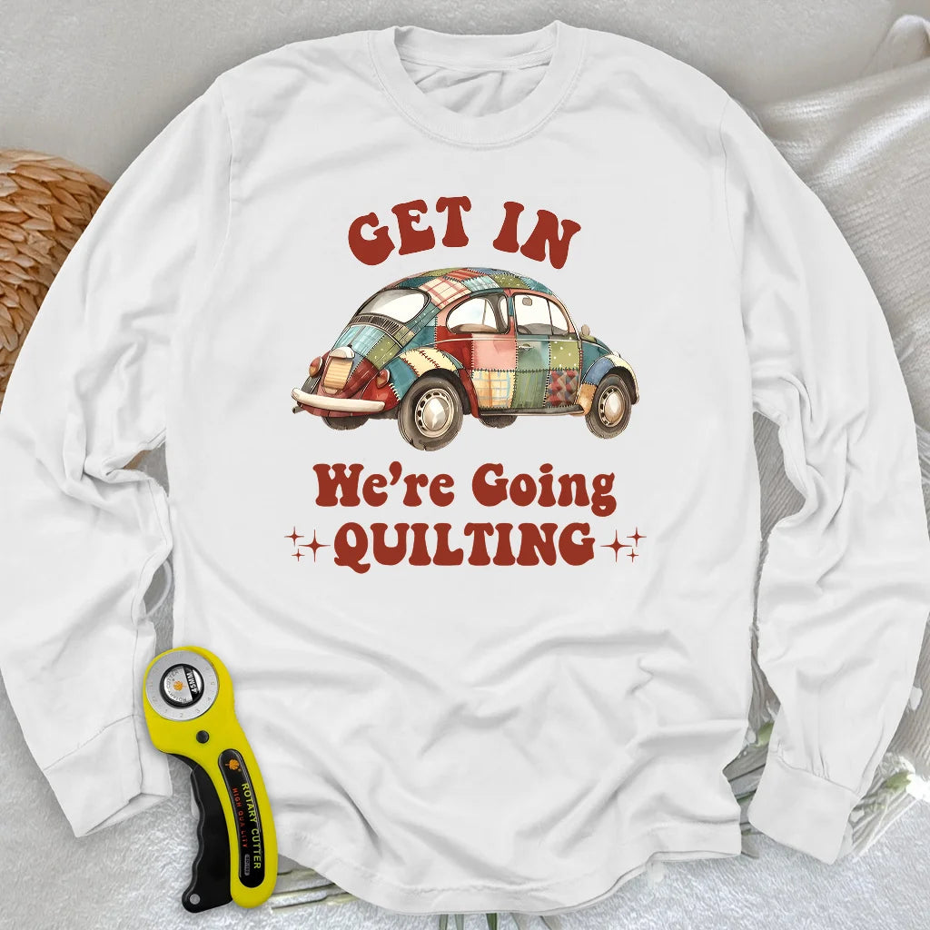 Quilty Road Trip Bug Langarm-T-Shirt