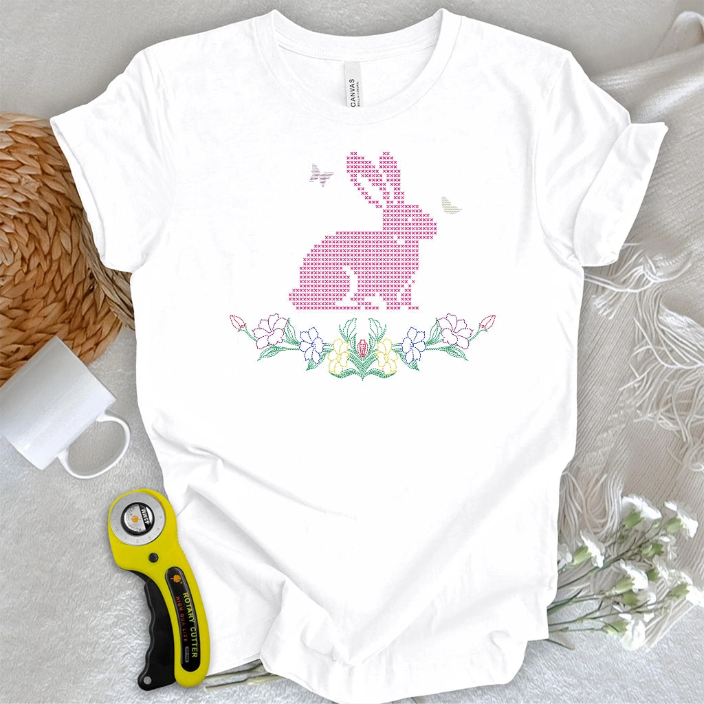 Rabbit Floral T-shirt