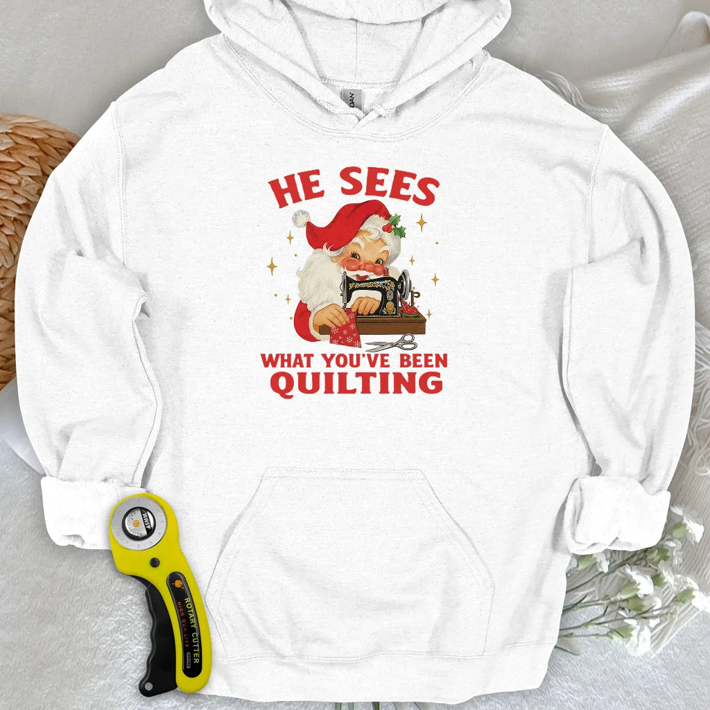 Santa Sees Hoodie