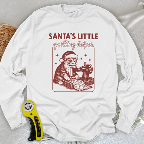 Maglietta a maniche lunghe L'aiutante di Babbo Natale