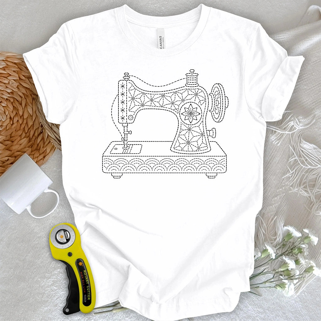 Sashiko Sewing Machine T-shirt