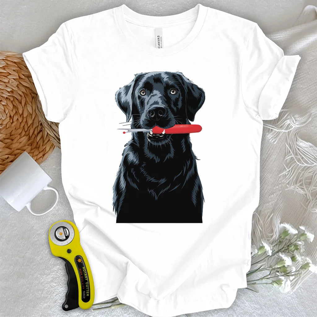 T-shirt décousu