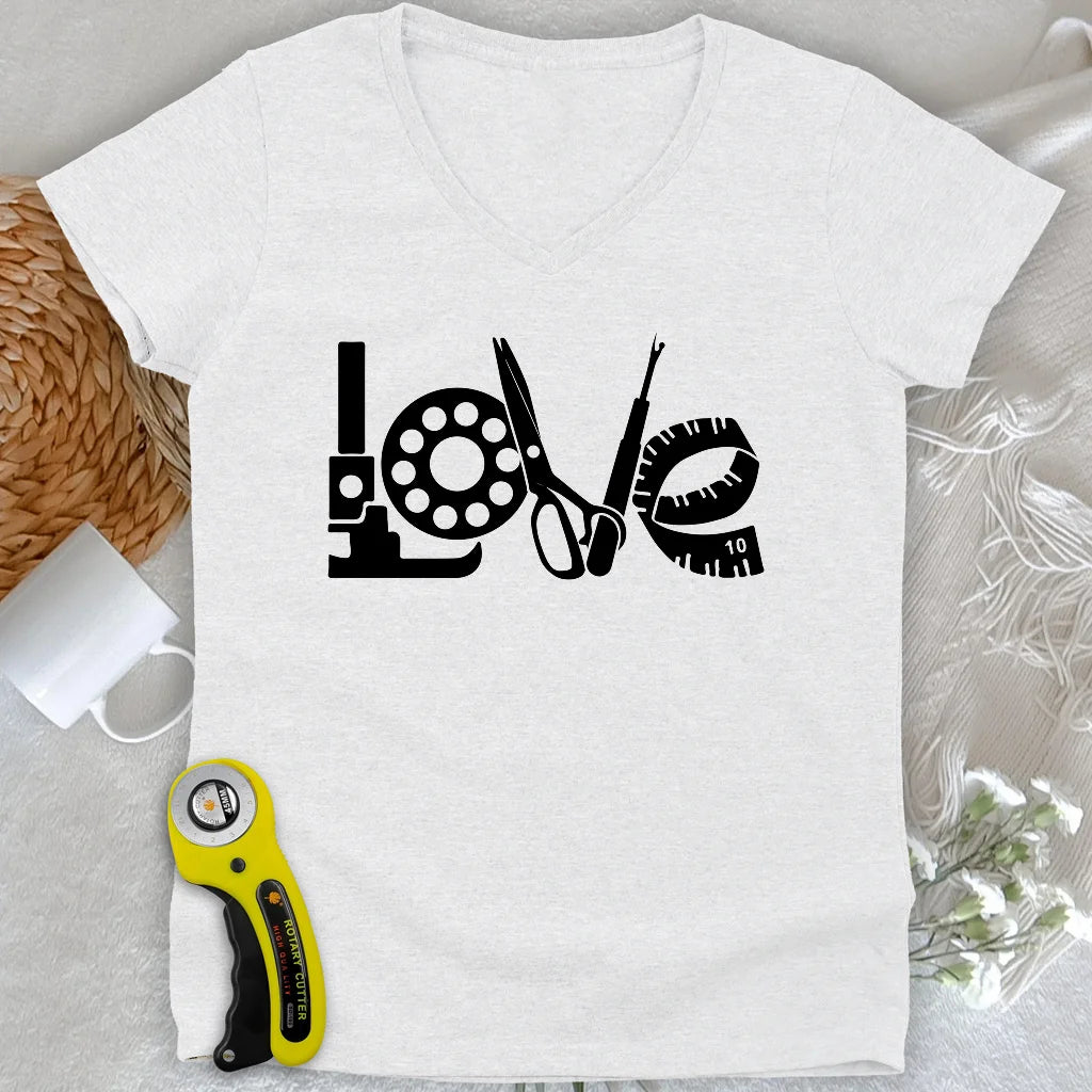 Sew In Love Lady V-neck