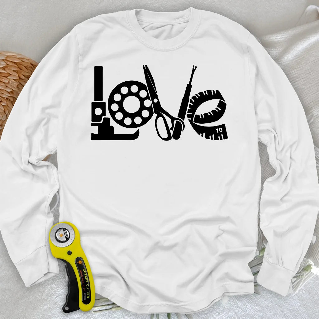 T-shirt à manches longues Sew In Love