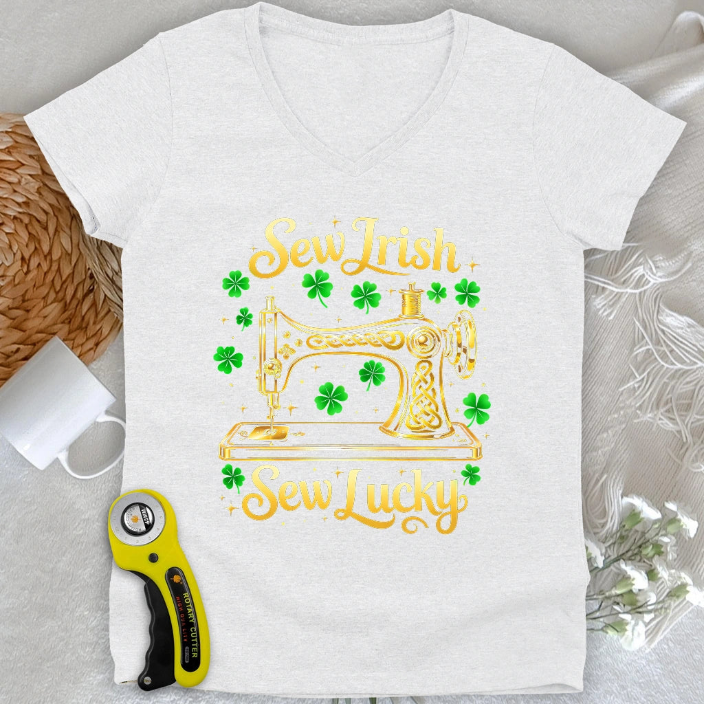 Sew Lucky Lady Col en V