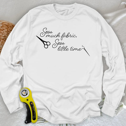 T-shirt manches longues « Tant de tissu »