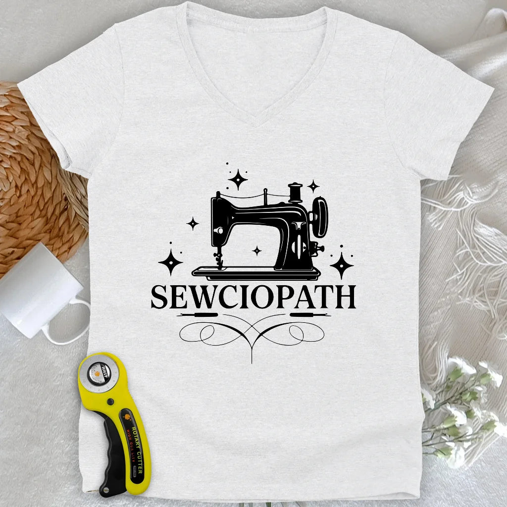 Sewciopath Lady V-neck