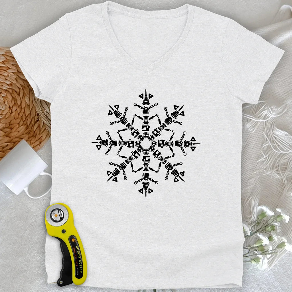 Sewflake Lady V-neck