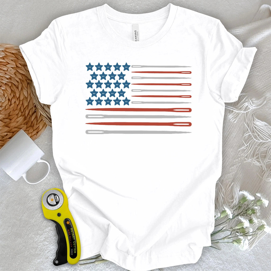 Sewing Flag T-shirt