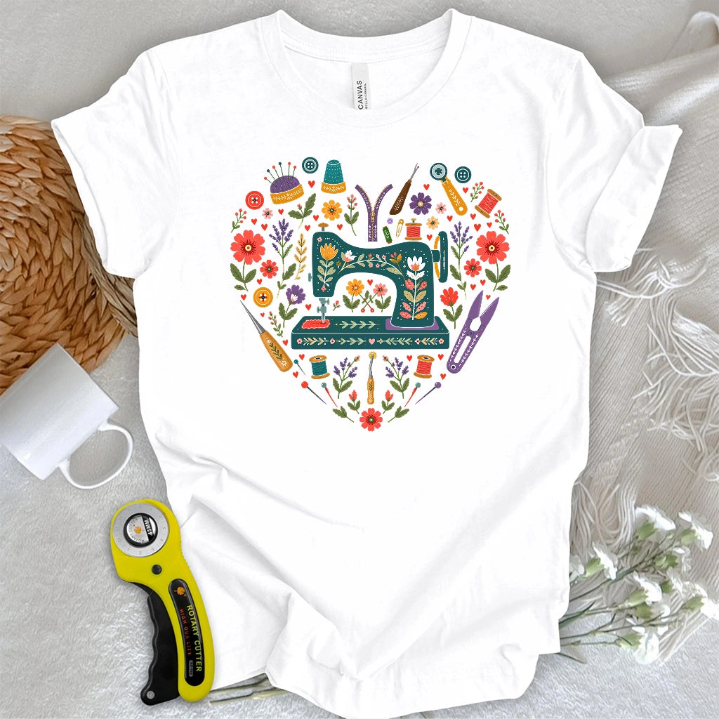 Sewing Heart T-shirt