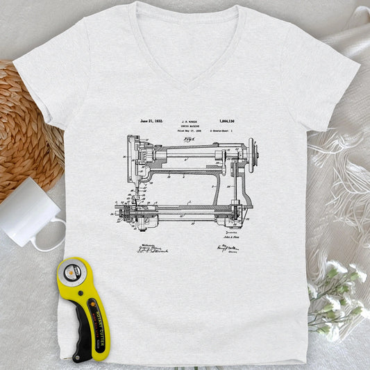 Sewing Machine V-neck