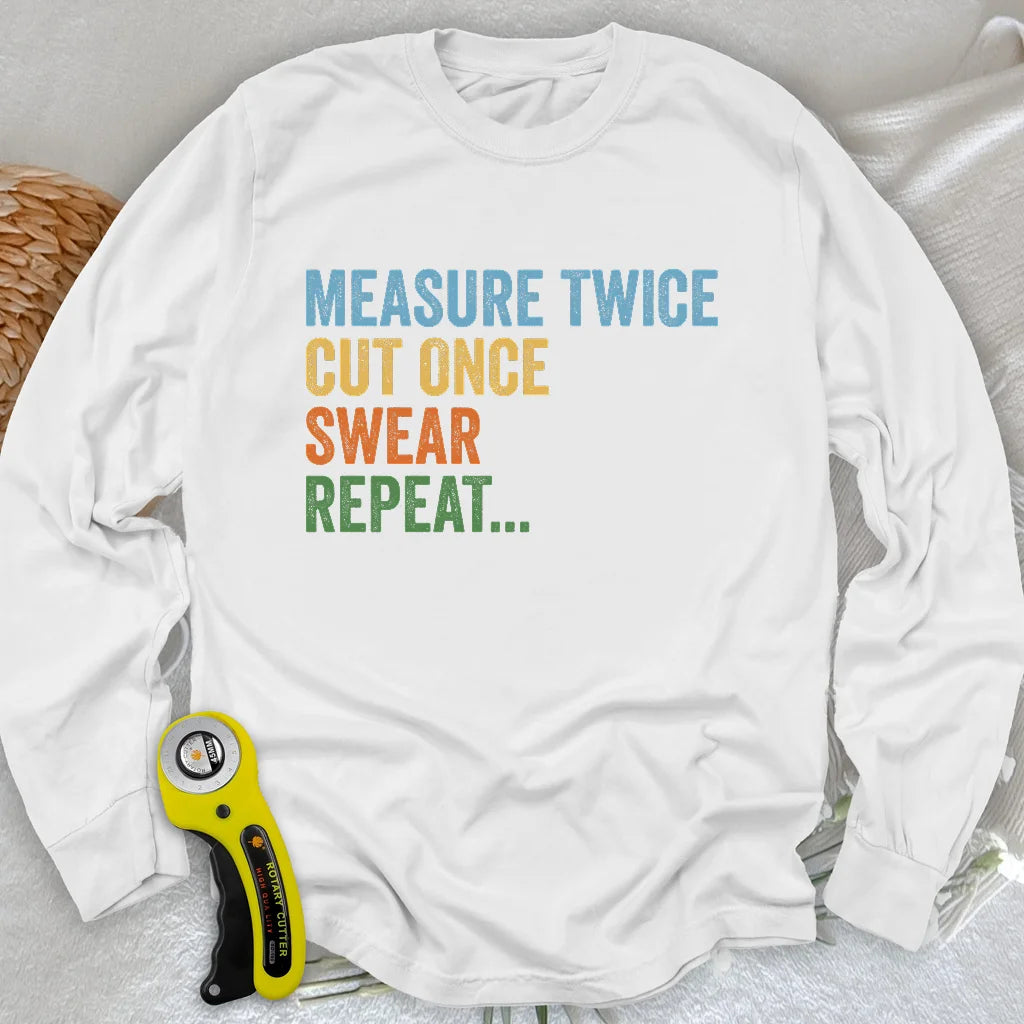 Nähprobleme Langarm-T-Shirt