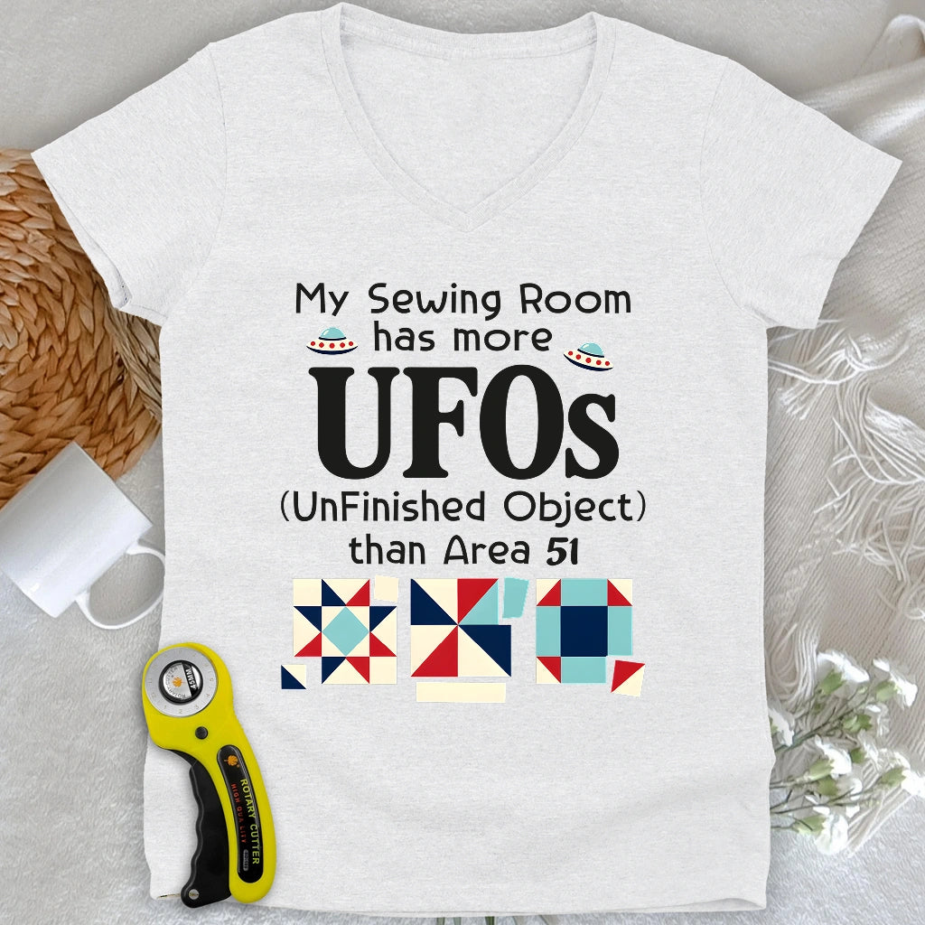 Sewing UFOs Lady V-neck