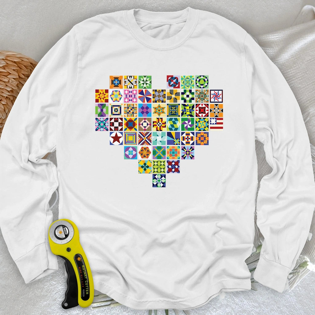 States of quilt Long Sleeve T-shirt