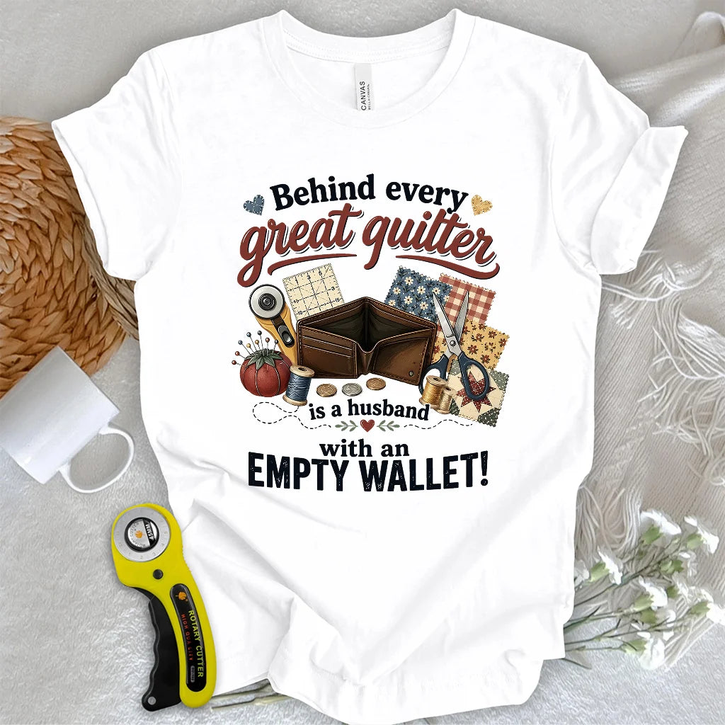Stitched with Love, Paid by Him T-Shirt