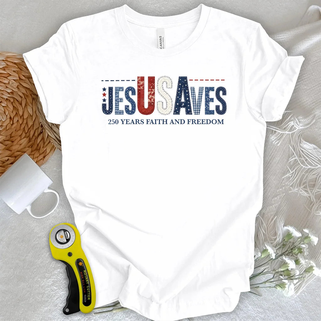 Stitching Faith Since 1776 T-shirt