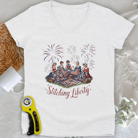 Stitching Liberty Lady V-Ausschnitt