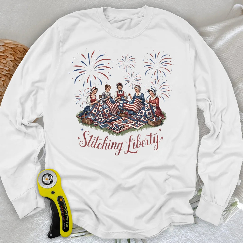 Stitching Liberty Long Sleeve T-shirt