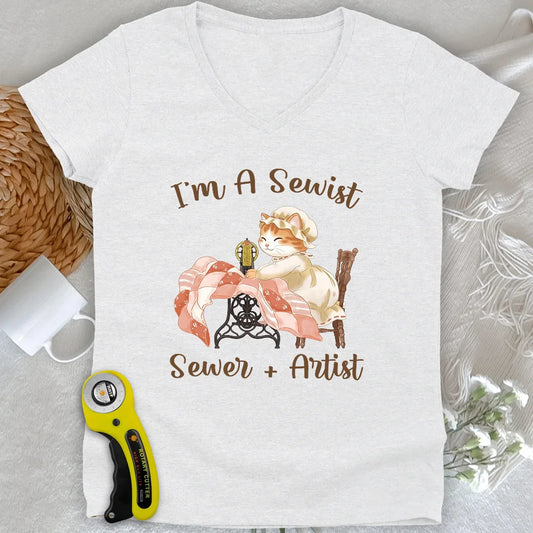 Stitching Serenity Lady V-neck