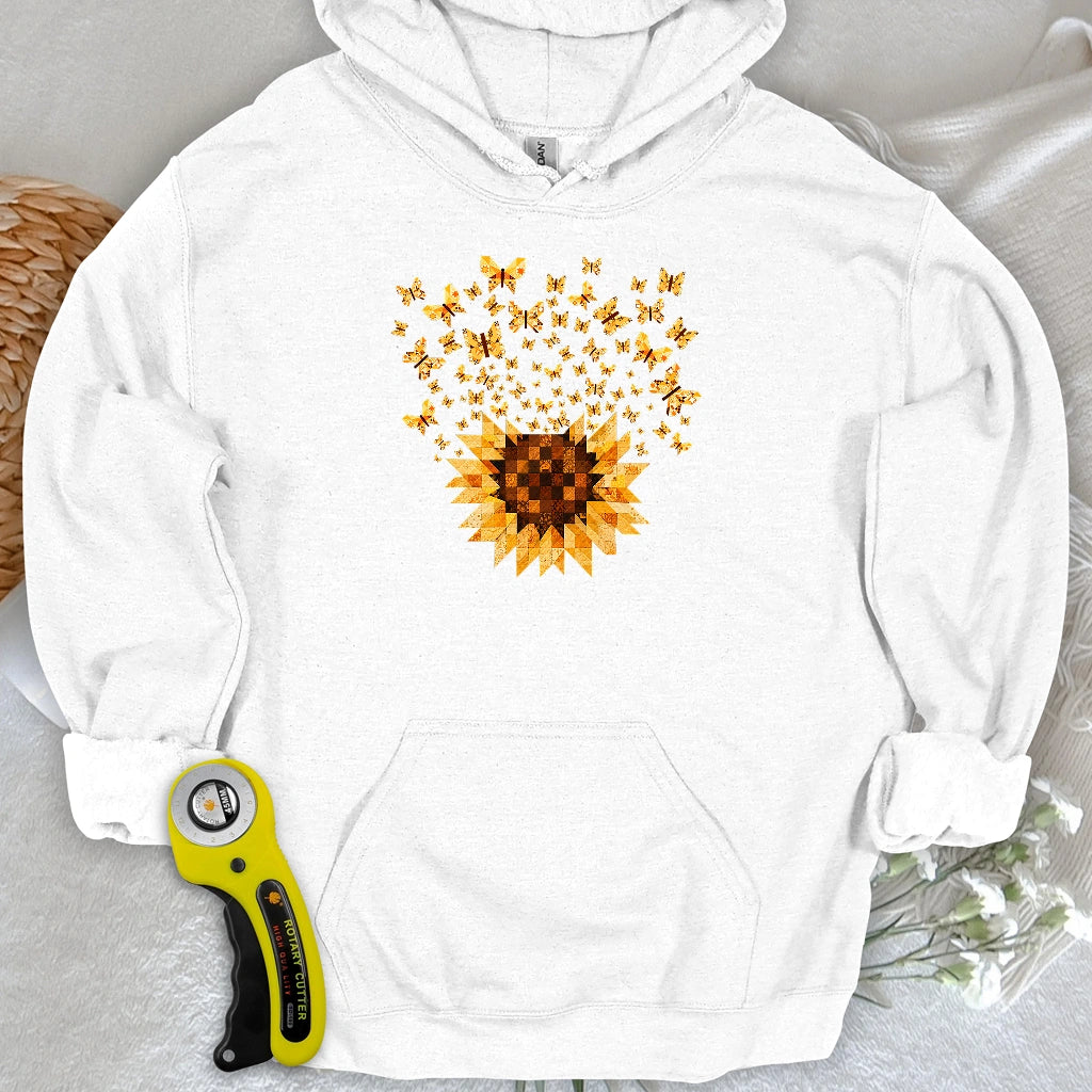 Sunflower Magic Quilt Bloom Hoodie