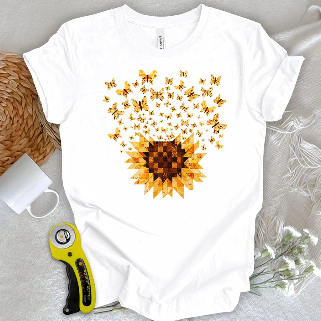Sunflower Magic Quilt Bloom T-shirt