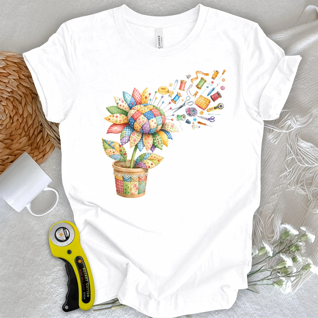 Sunflower Sewing Tools T-shirt