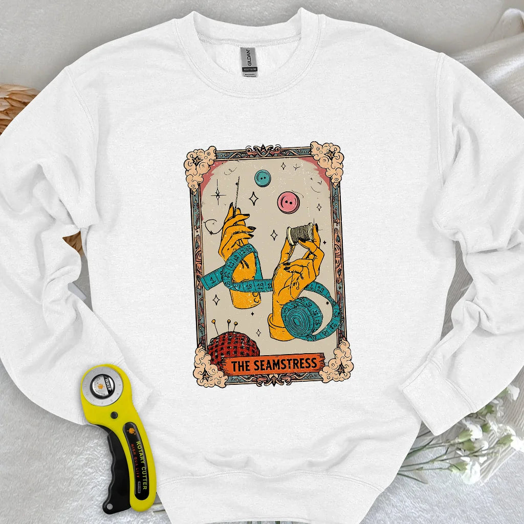 Tarot Card Seamstress Sweatshirt
