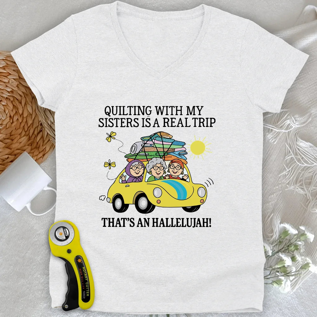 That's an Hallelujah! Lady V-neck