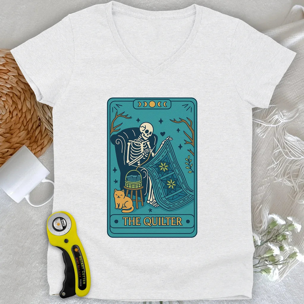 The Quilter Lady V-neck