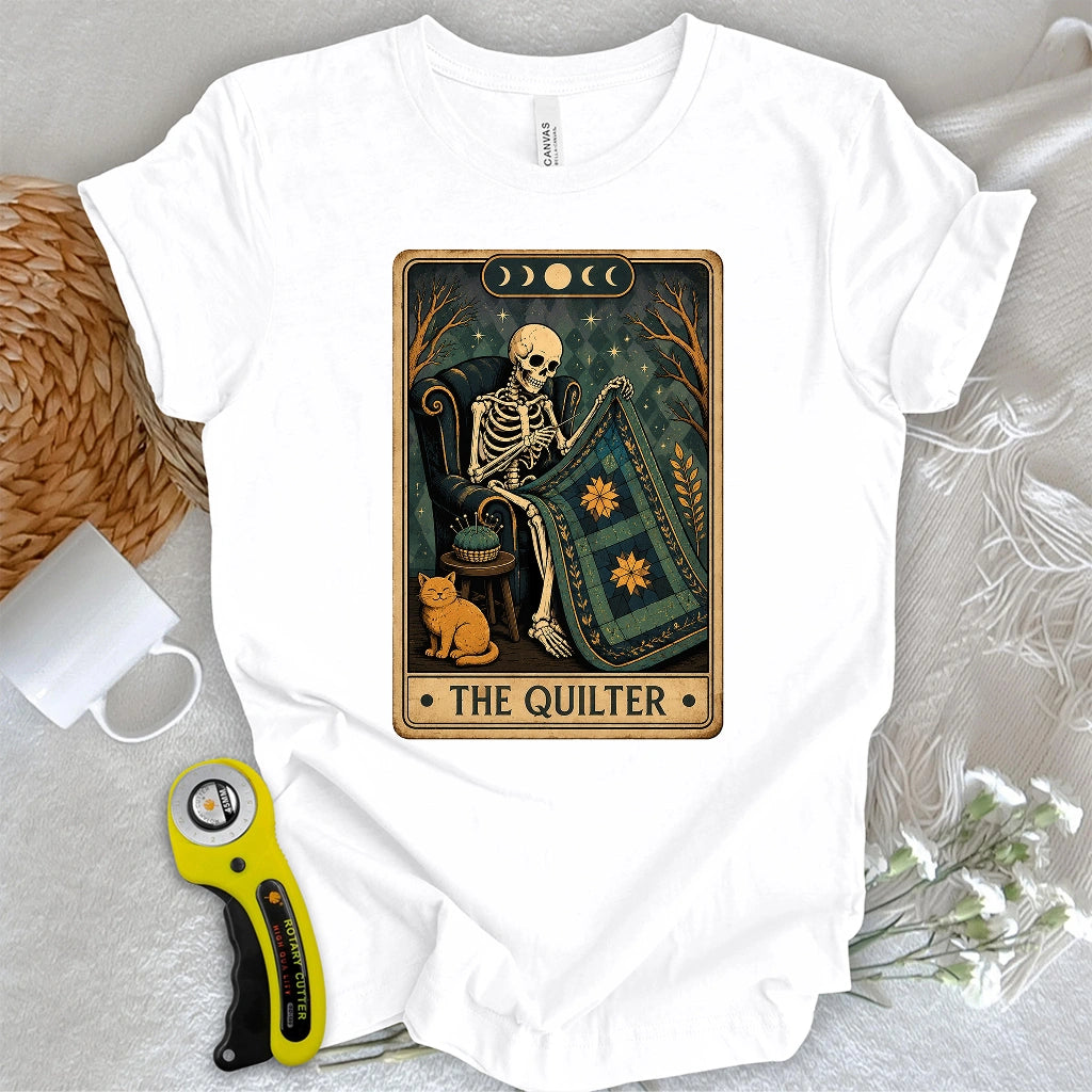 The Quilter Skeleton Card T-shirt