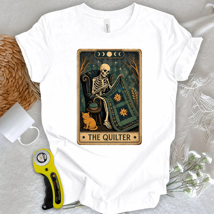 The Quilter Skeleton Card T-shirt