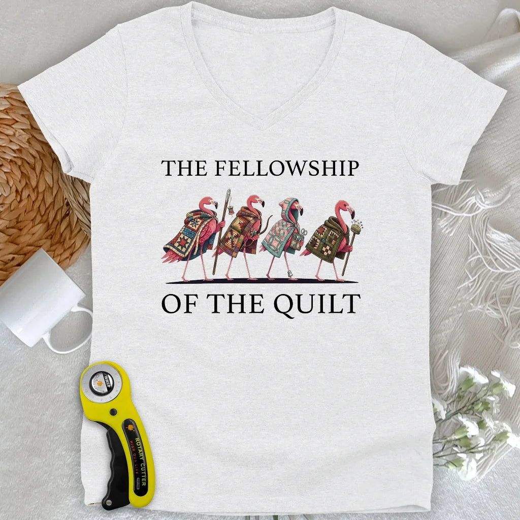 The Quilting Fellowship Lady V-neck