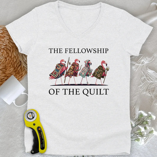 The Quilting Fellowship Lady V-neck