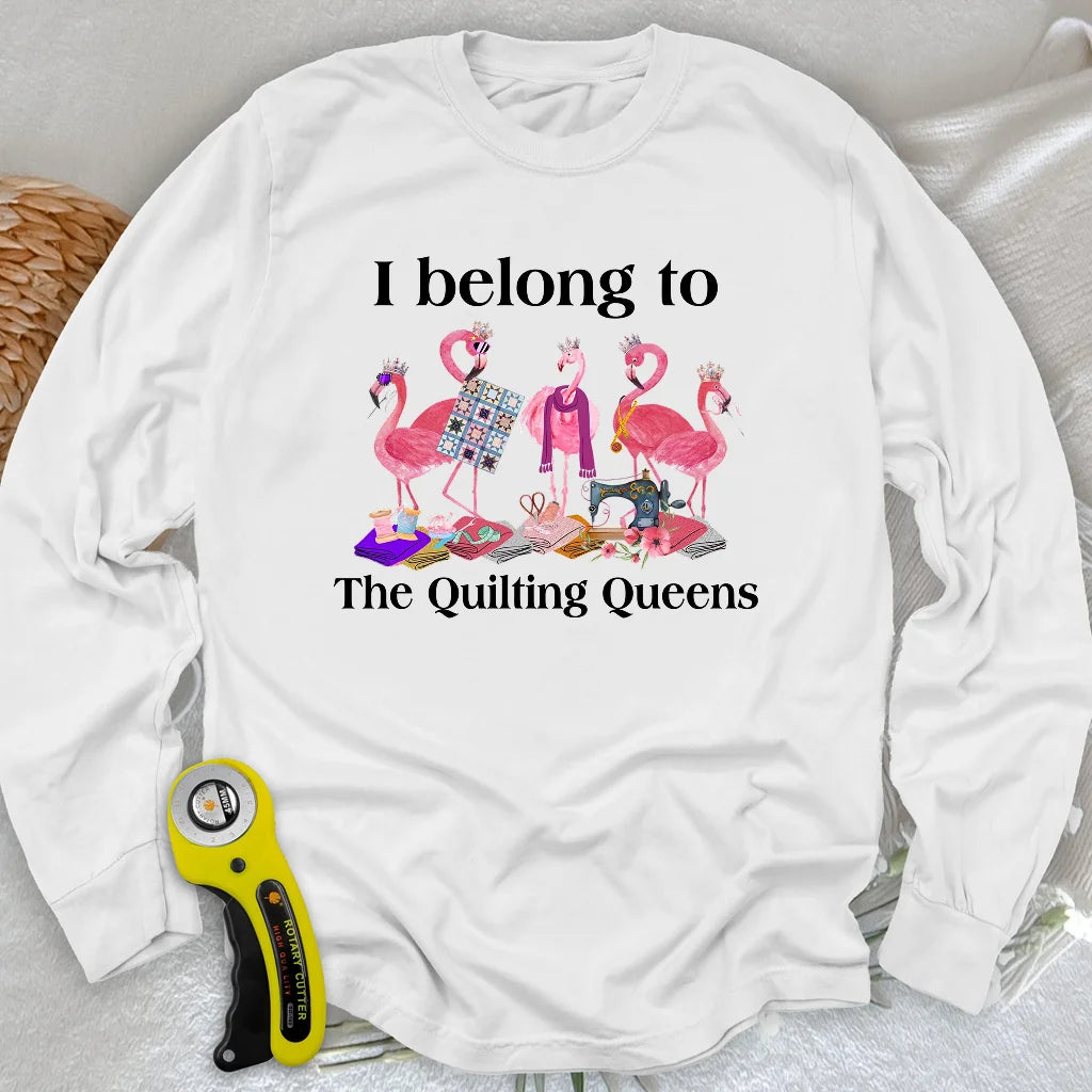 Das Quilting Queens Langarm-T-Shirt