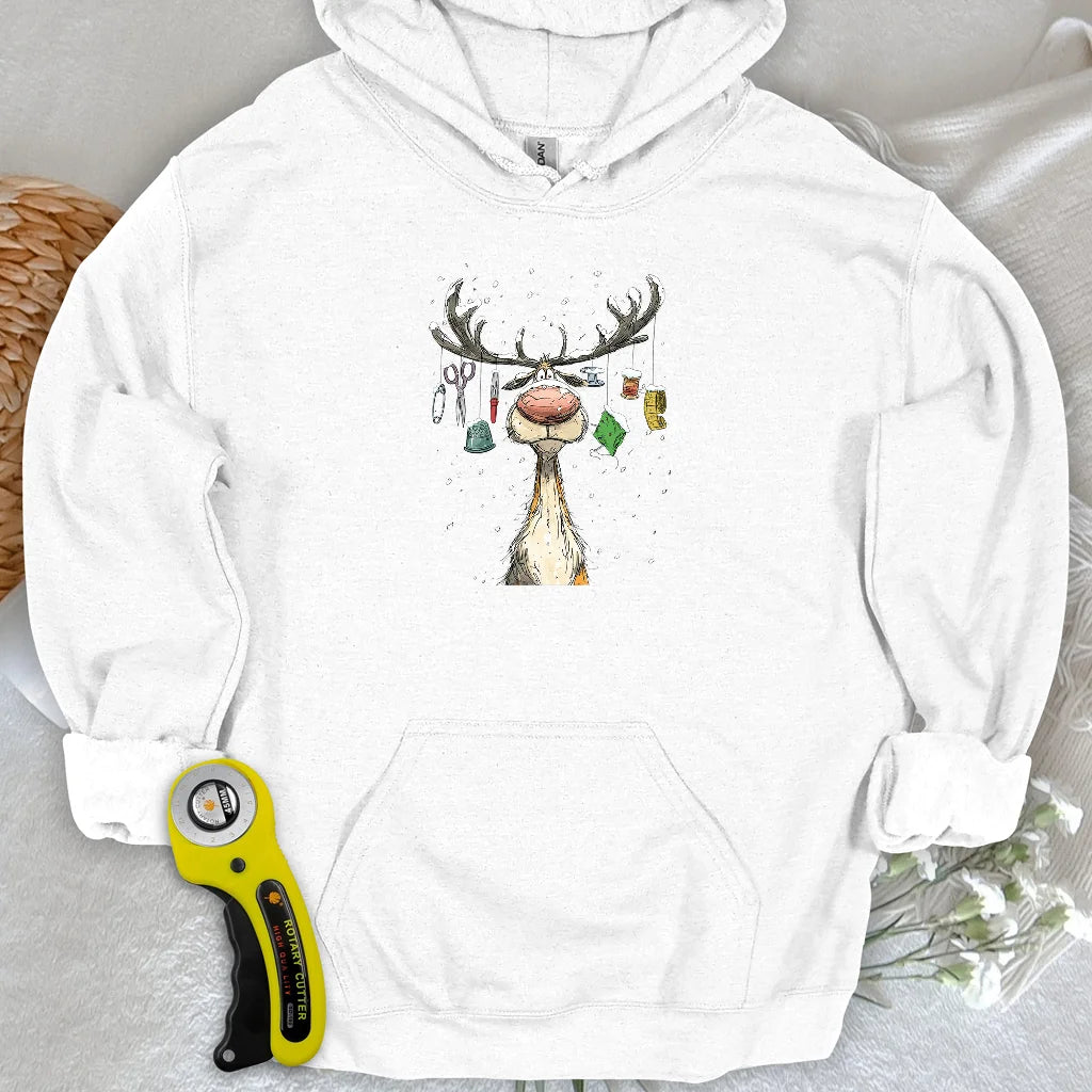 The Reindeer Quilter Hoodie