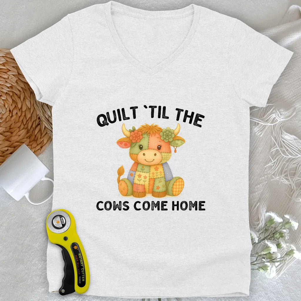 Til The Cows Come Home Lady V-neck