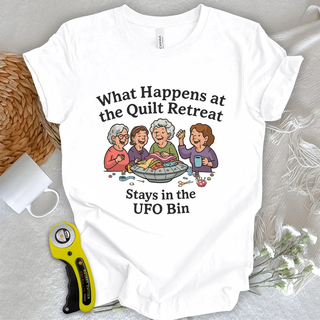UFO Quilt Retreat T-shirt