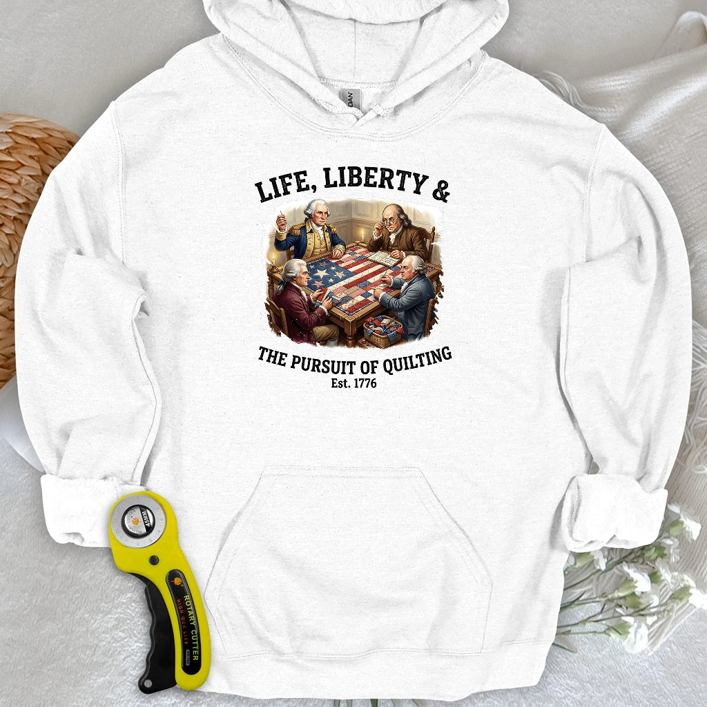 United We Quilt 1776 Hoodie