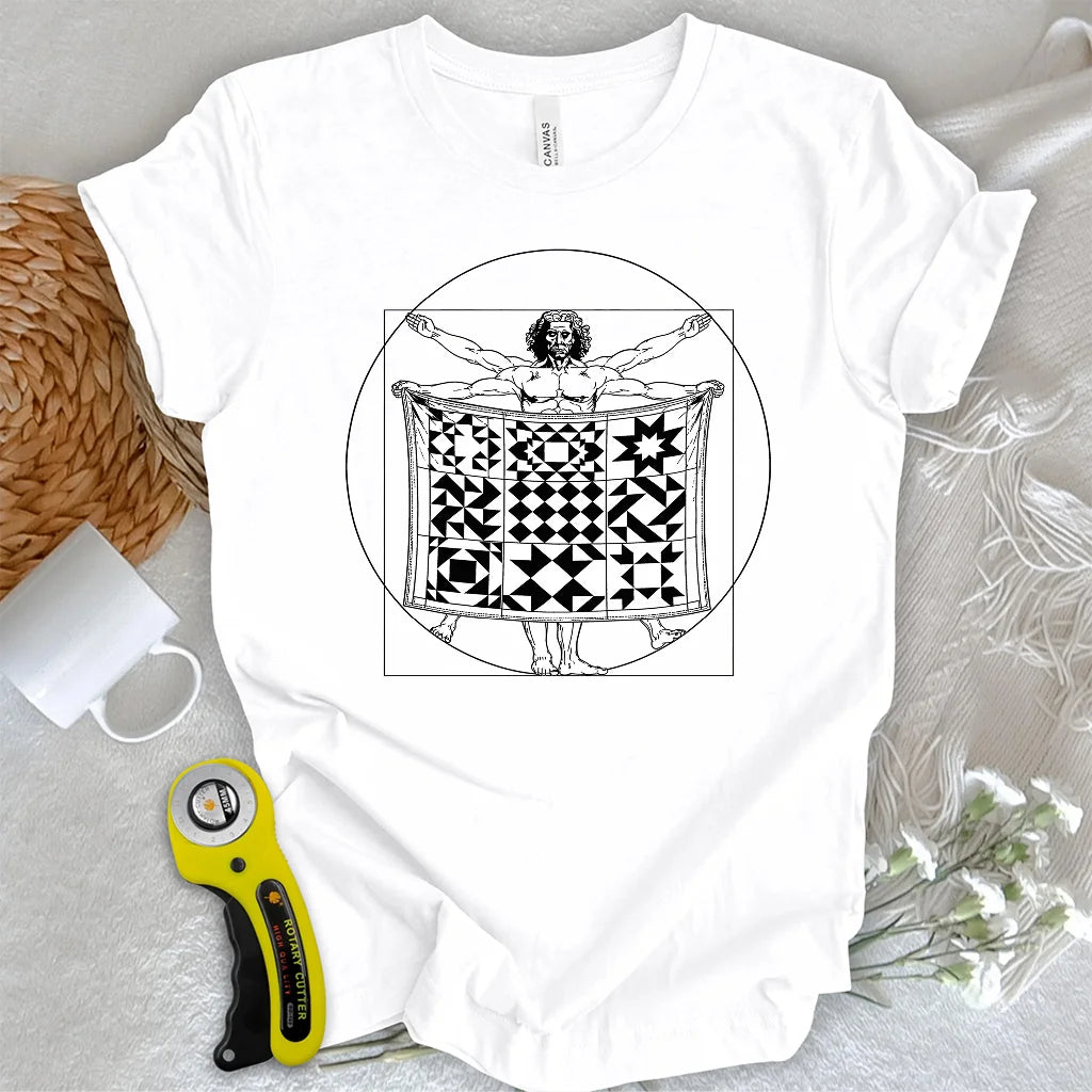 Vitruvian Quilter T-shirt