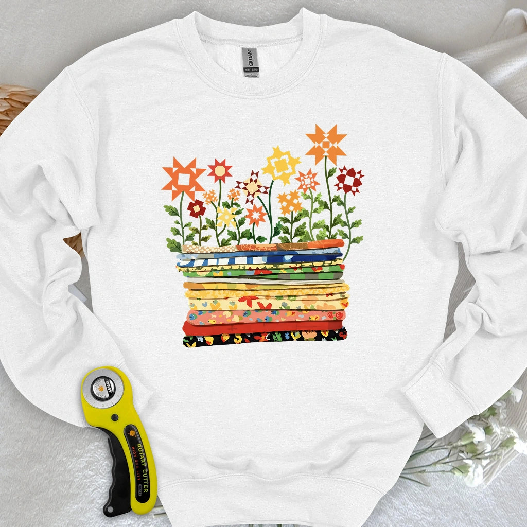 Le Sweatshirt Où les Couettes Fleurissent