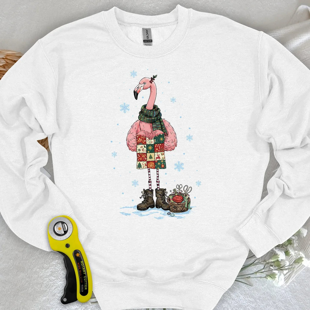 Winter Flamingo Sweatshirt