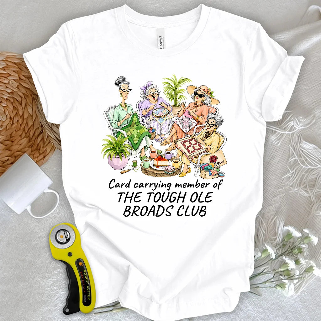Woman Sewing Company T-shirt